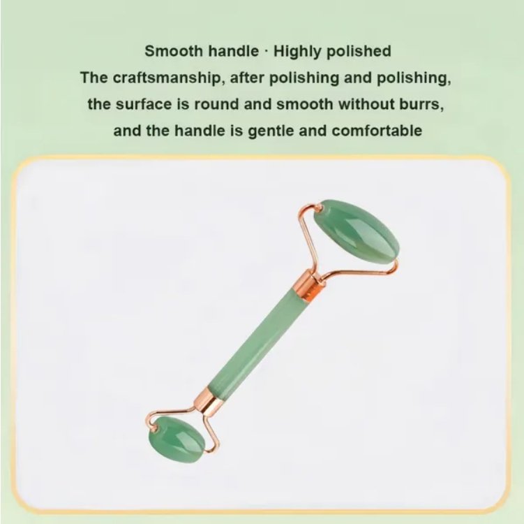 Gua Sha Board 2PCS Massage Stone For Facial Body Skincare Roller Scraping Massager Natural Resin Facial Lifting Scraper Neck Anti Wrinkle Massager Tool - Image 3