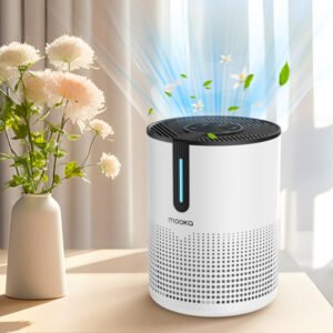 Amazon&TEMU Prohibited,No Weekend Orders. MOOKA 475Sq.ft Air Purifier Cleaner HEPA Filter Remove Odor Dust Mold Home Allergies Smog