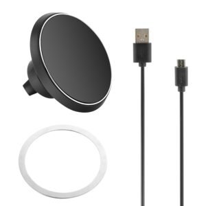 1Pc Magnetic Qi Wireless Car Charger Car Phone Charger For IOS Phone XS MAX XR Galaxy S10 S9 Tablet GPS Device