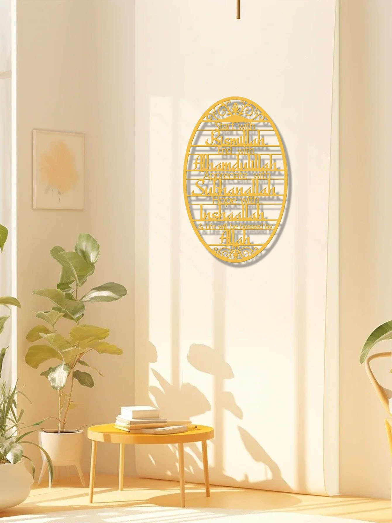 Metal Wall Art-Elegant Home Decor For Study Room, Bedroom & More -Room Decor - Image 6