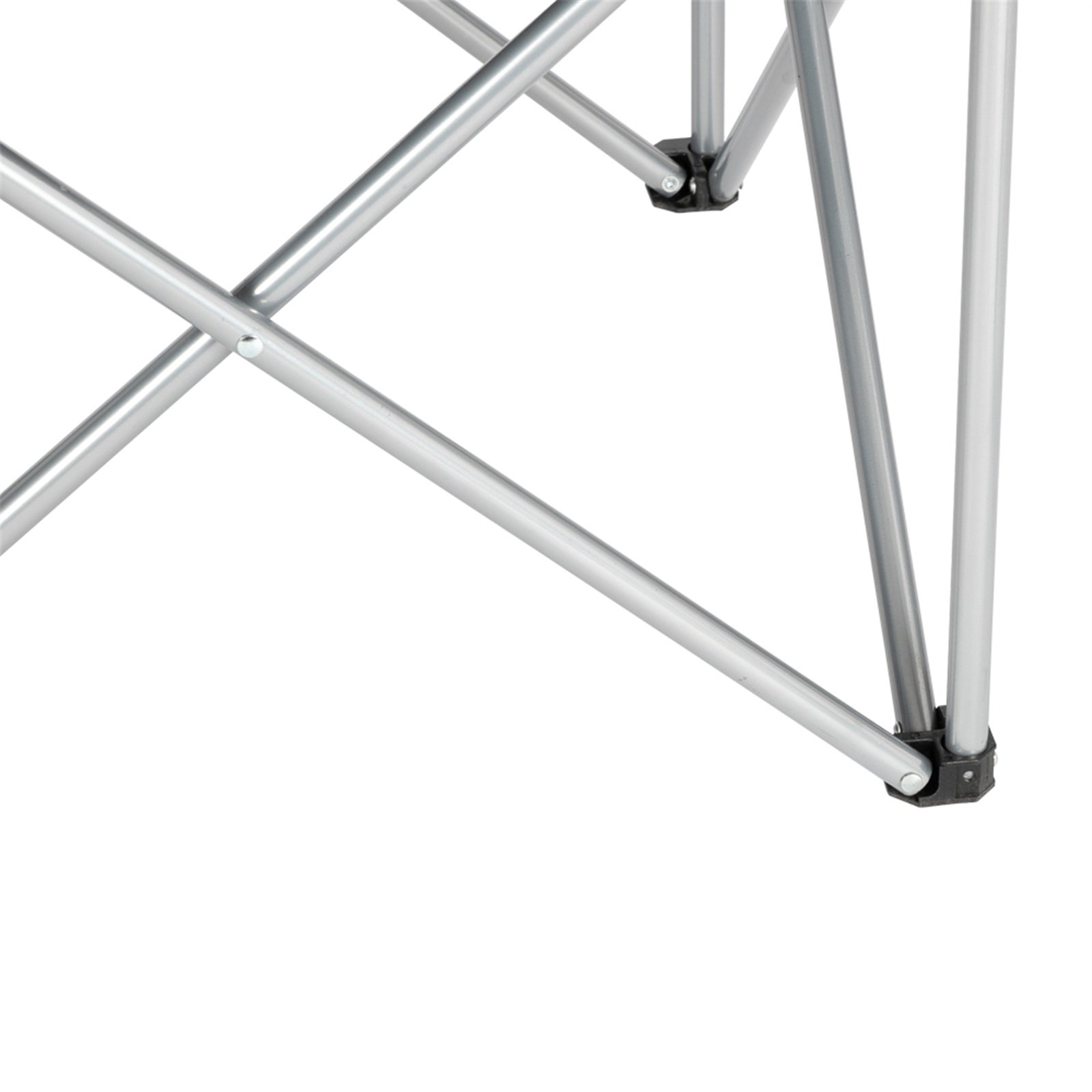 Camping Chair, Grey Iron Frame, Off-white - Image 5