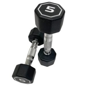 Premium Octagonal Dumbbell, Large Numbers, Hard Chrome Plated Handle Dumbbells To Assist With Push-Ups, 5 Lbs Set Of 2 Support For Self-pickup Face Sheet, Daily Face Sheet Submission Deadline 16-00