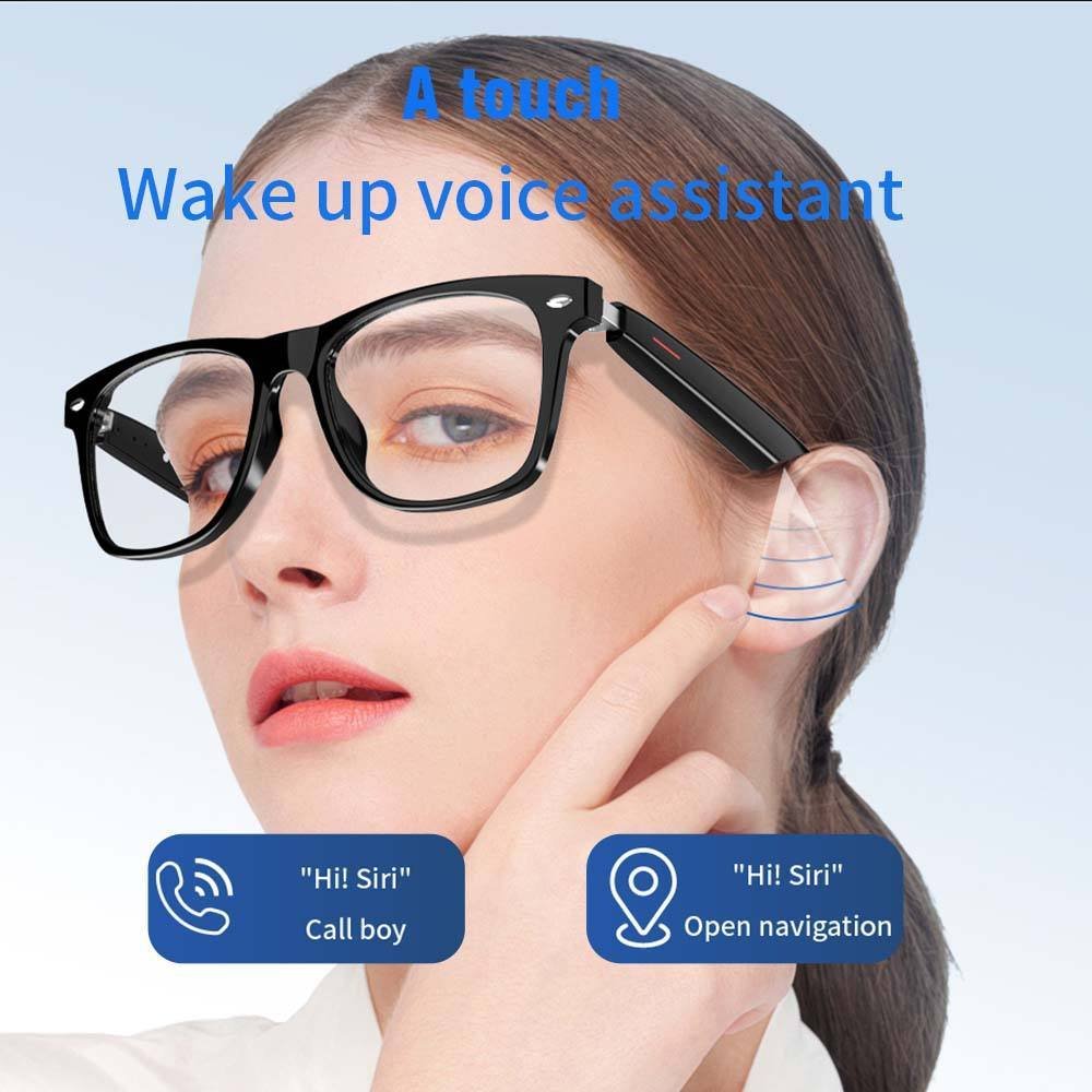 SENBONO E13 Smart Glasses Outdoor Smart Sport Hands-Free Call Music Headphone Anti-Blue Eyeglasses Wireless BT Voice Sunglasses - Image 3