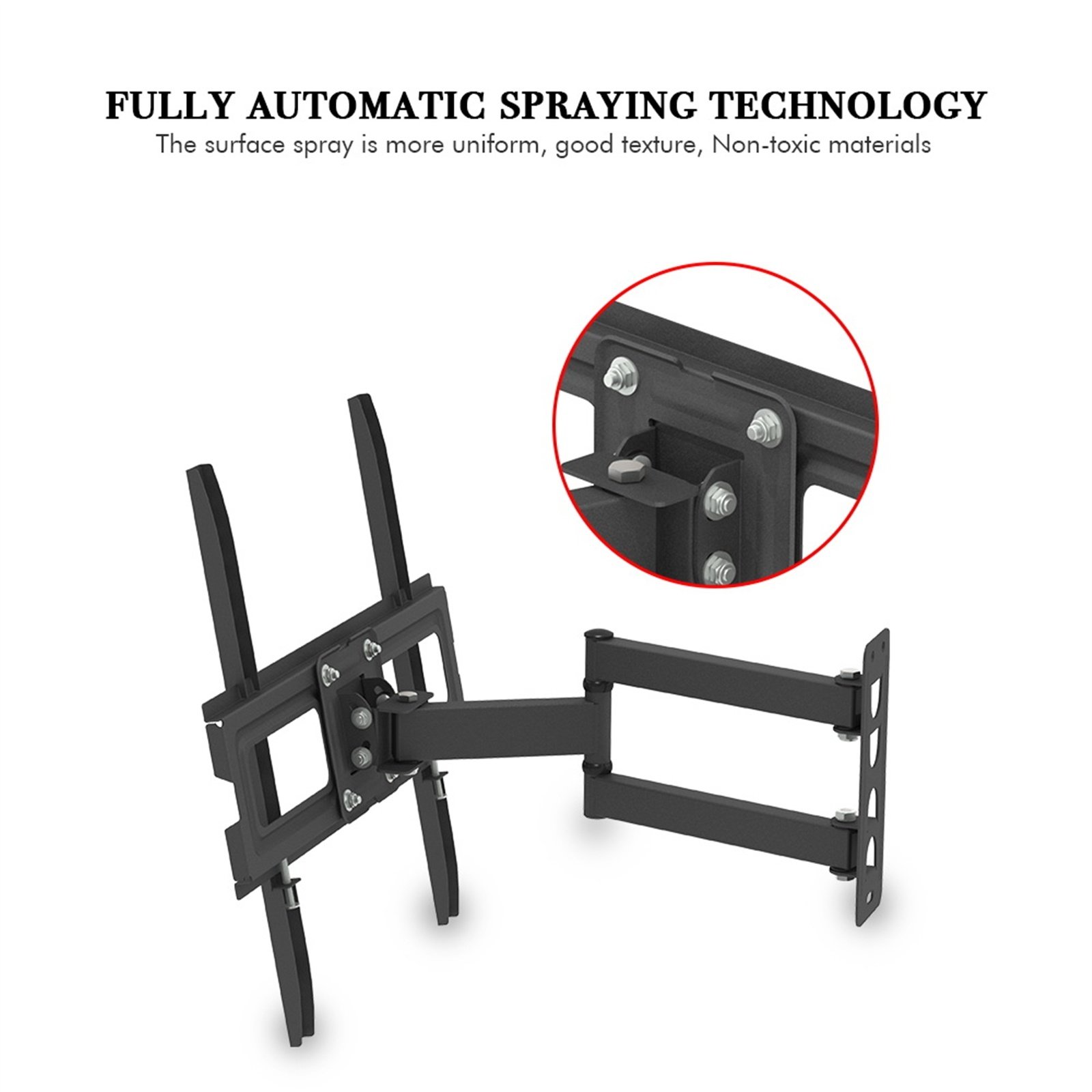 32-65 Inch Single Pendulum Small Base TV Stand TMXD-103 Load Bearing 35KG - Image 10