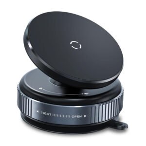 Car Phone Holder, Upgraded 360Adjustable Vacuum Magnetic Suction Phone Mount With 20X N56 Strong Magnets, Reusable Vacuum Adsorption For Car Screen, Glass & Smooth Surfaces