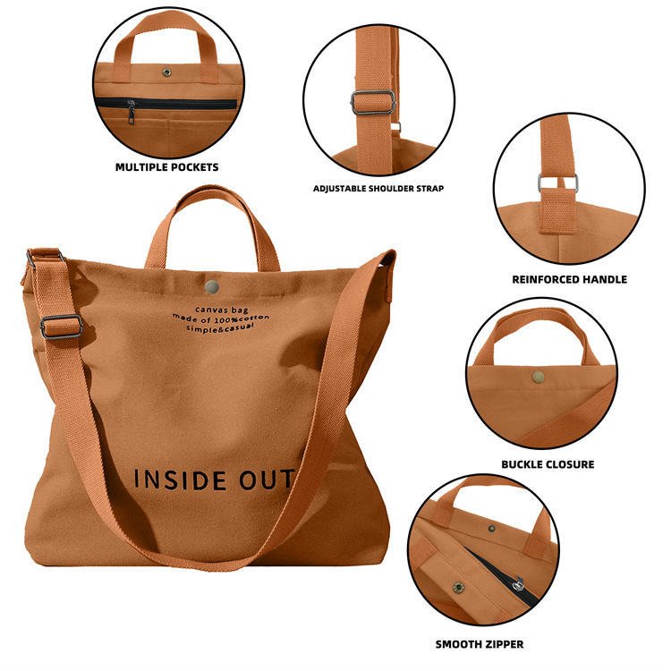 Large Capacity Shopping Bags Woman Black Canvas Tote Bag High-End Versatile Shoulder Bag - Image 7
