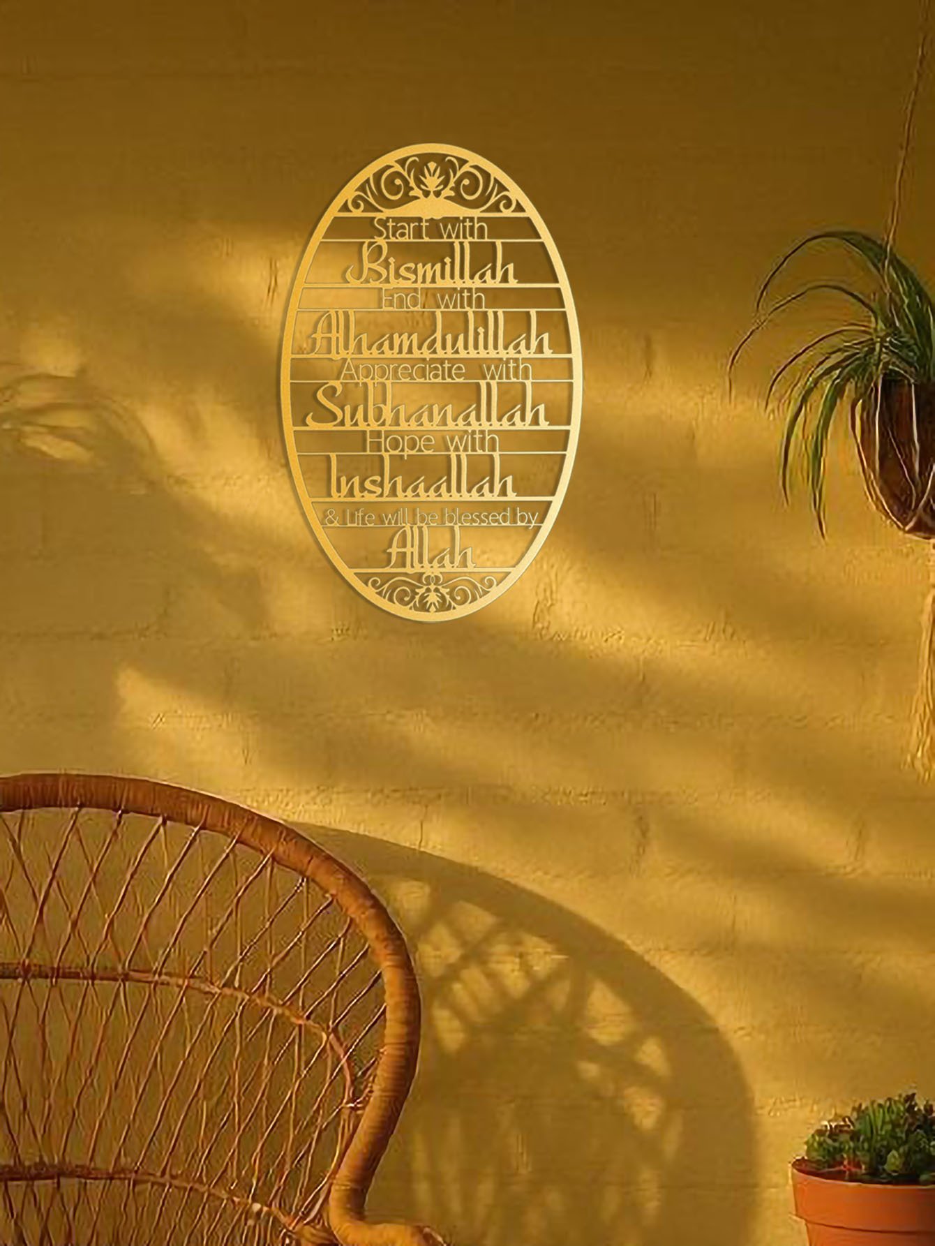 Metal Wall Art-Elegant Home Decor For Study Room, Bedroom & More -Room Decor - Image 4