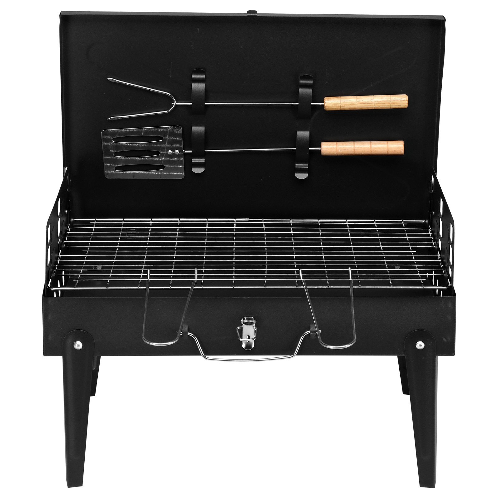 Black Portable Square Carbon Oven - Image 9