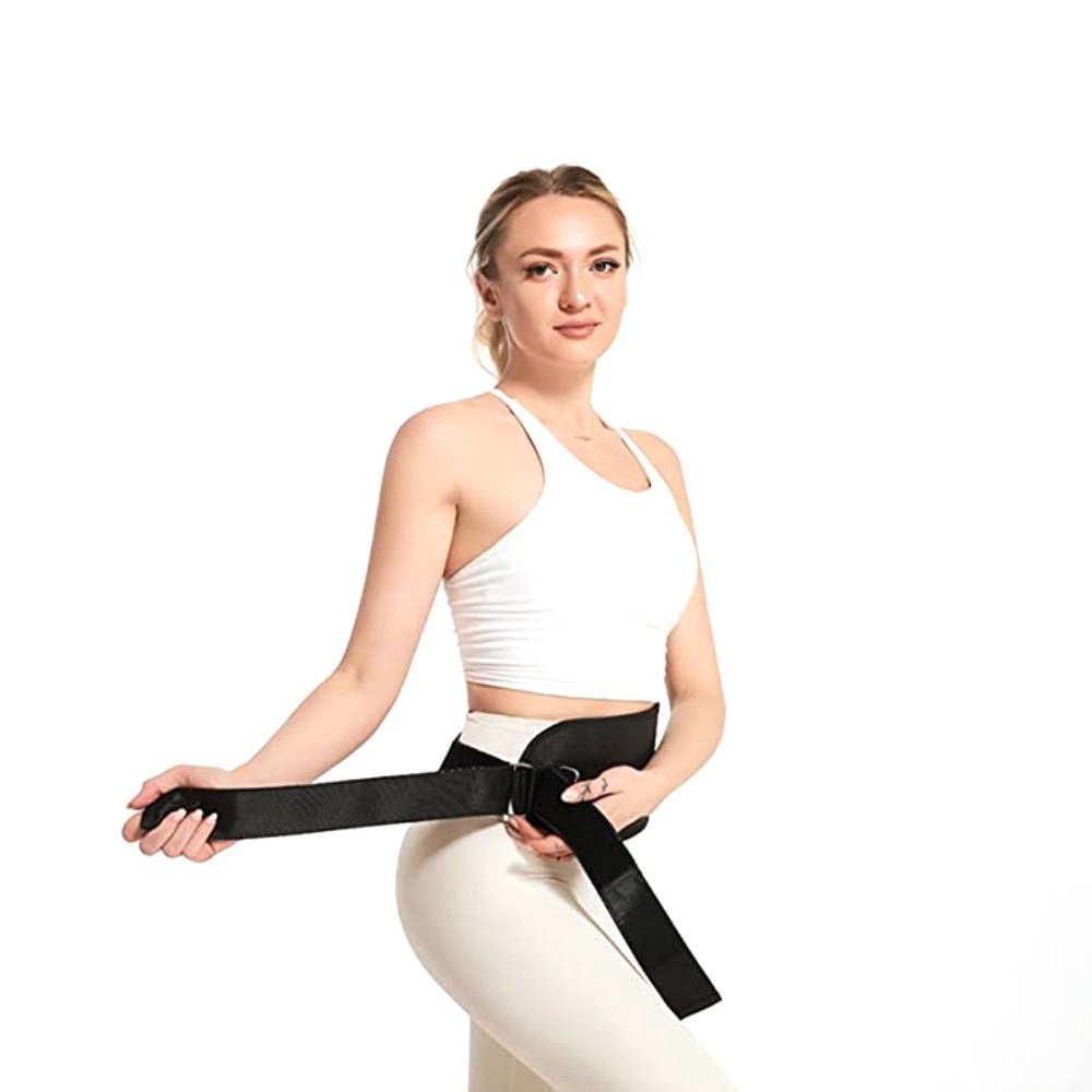 Dumbbell Potbelt Waist Strap,Hip Thrust Belts Booty For Use With Dumbbells Plates Exercise Anti-Slip For Gym Home Pull Up Belt For Weights - Image 3