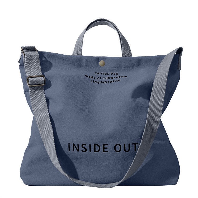 Large Capacity Shopping Bags Woman Black Canvas Tote Bag High-End Versatile Shoulder Bag - Image 3