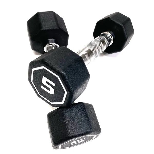 Premium Octagonal Dumbbell, Large Numbers, Hard Chrome Plated Handle Dumbbells To Assist With Push-Ups, 5 Lbs Set Of 2 Support For Self-pickup Face Sheet, Daily Face Sheet Submission Deadline 16-00 - Image 5