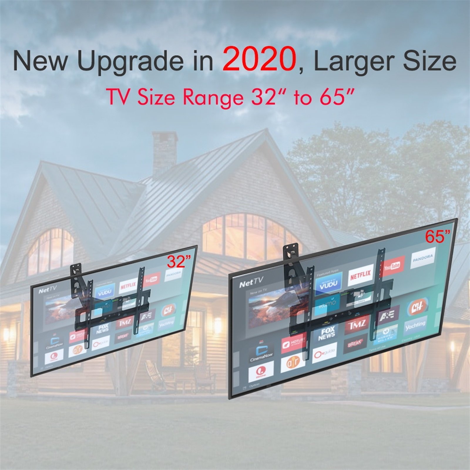 32-65 Inch Single Pendulum Small Base TV Stand TMXD-103 Load Bearing 35KG - Image 8