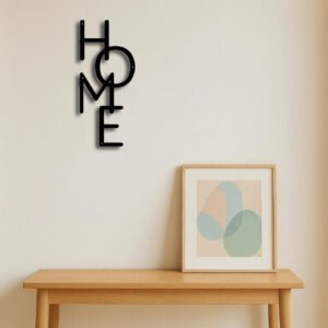 Metal Wall Decor HOME Letter Wall Sign Unique Design For Bedroom Decor&Gifts