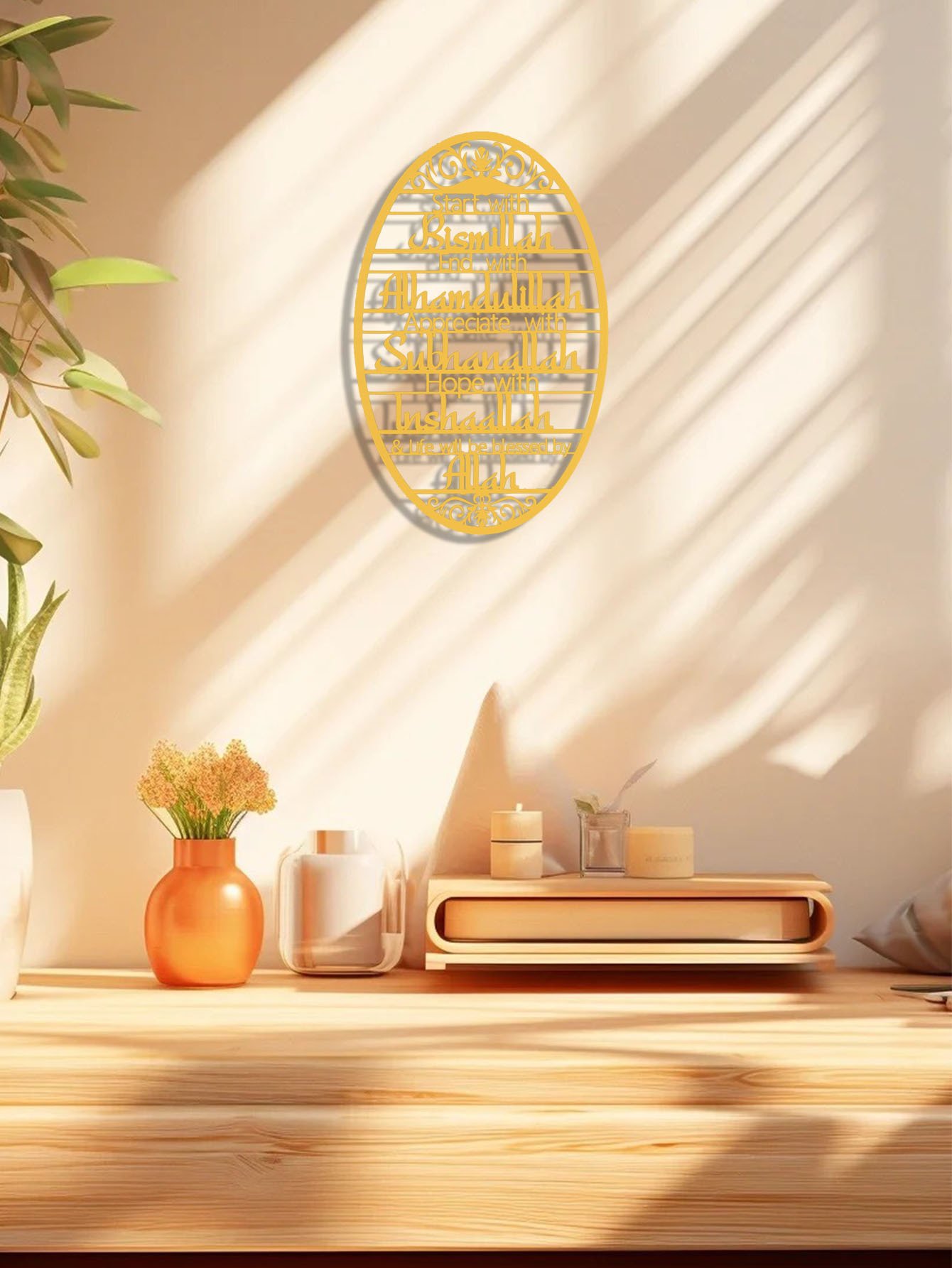 Metal Wall Art-Elegant Home Decor For Study Room, Bedroom & More -Room Decor - Image 5