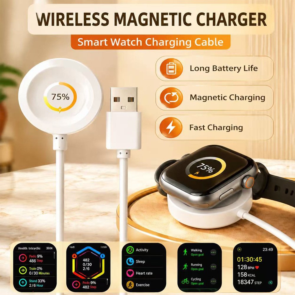 Ten-in-One Smart Watch Set With Wireless Earbuds, Multiple Watch Bands, Magnetic Charger & Protective Case, All-in-One Fitness Smartwatch Gift Box For Men Women - Image 4