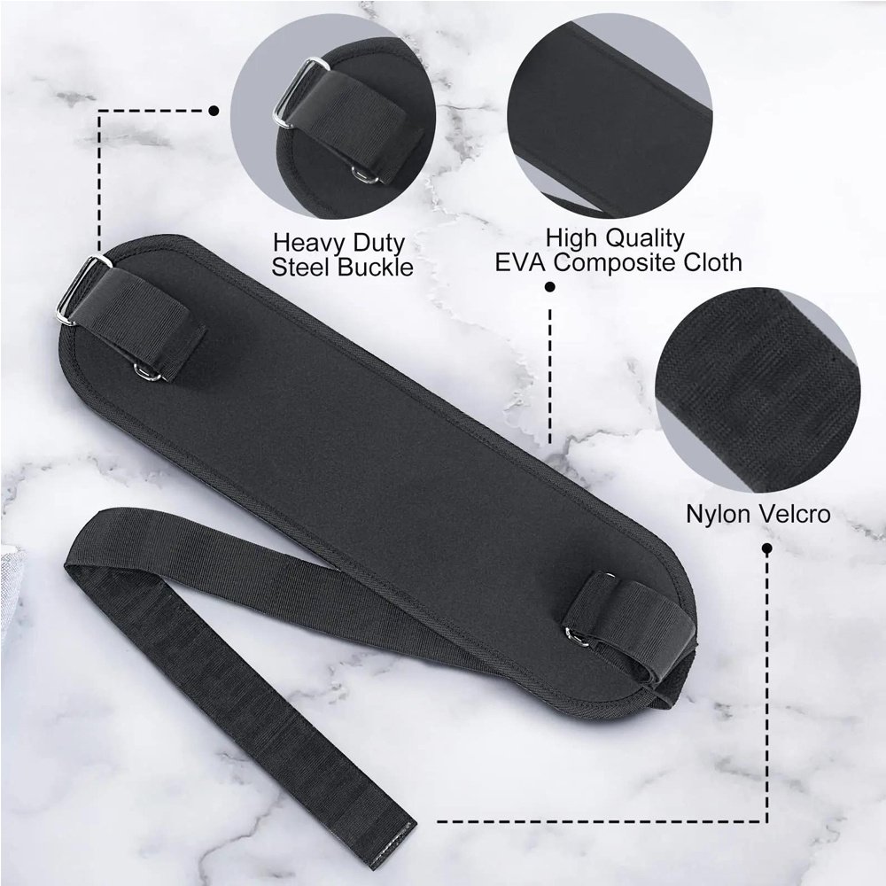 Dumbbell Potbelt Waist Strap,Hip Thrust Belts Booty For Use With Dumbbells Plates Exercise Anti-Slip For Gym Home Pull Up Belt For Weights - Image 6