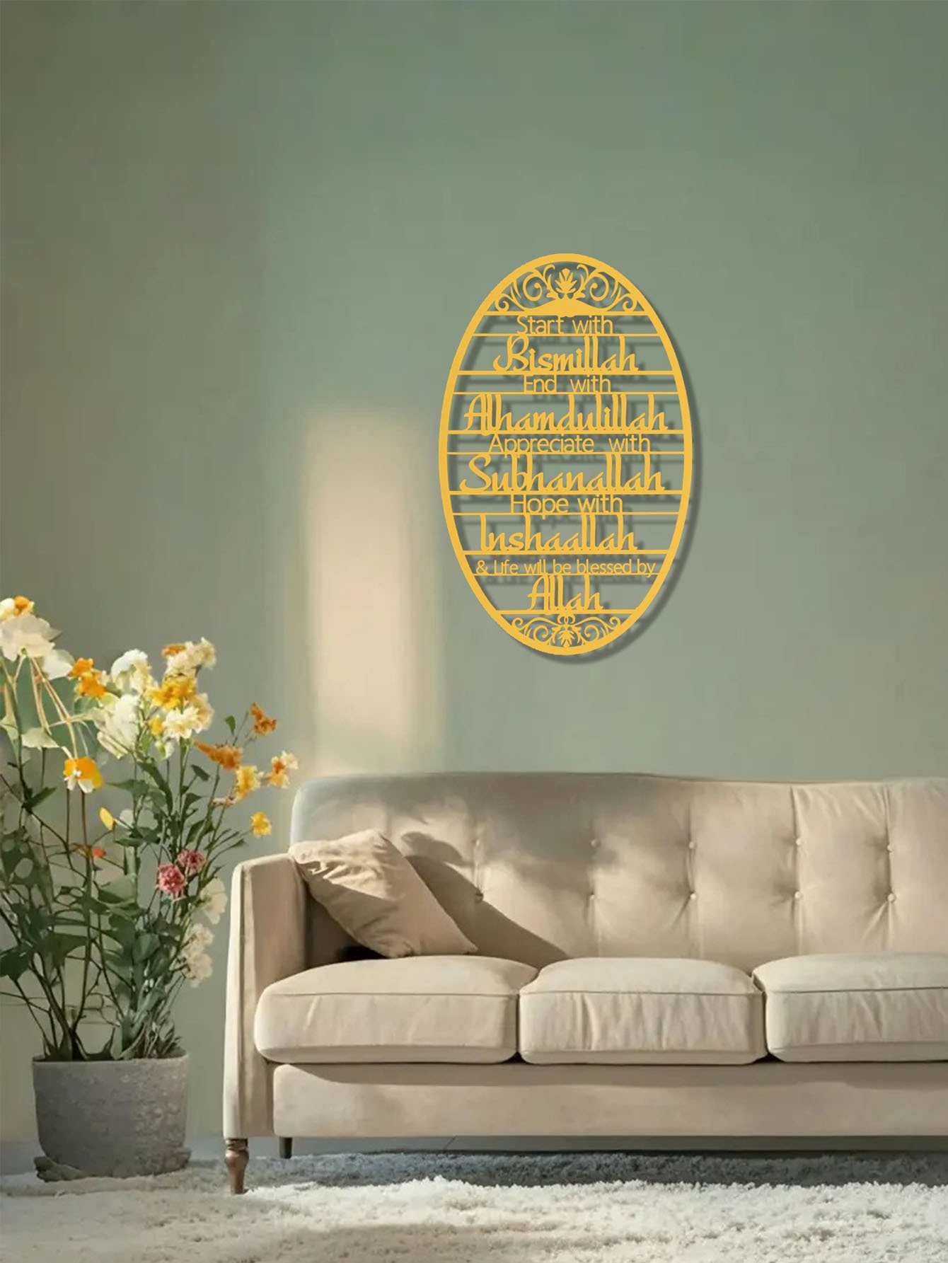 Metal Wall Art-Elegant Home Decor For Study Room, Bedroom & More -Room Decor - Image 9